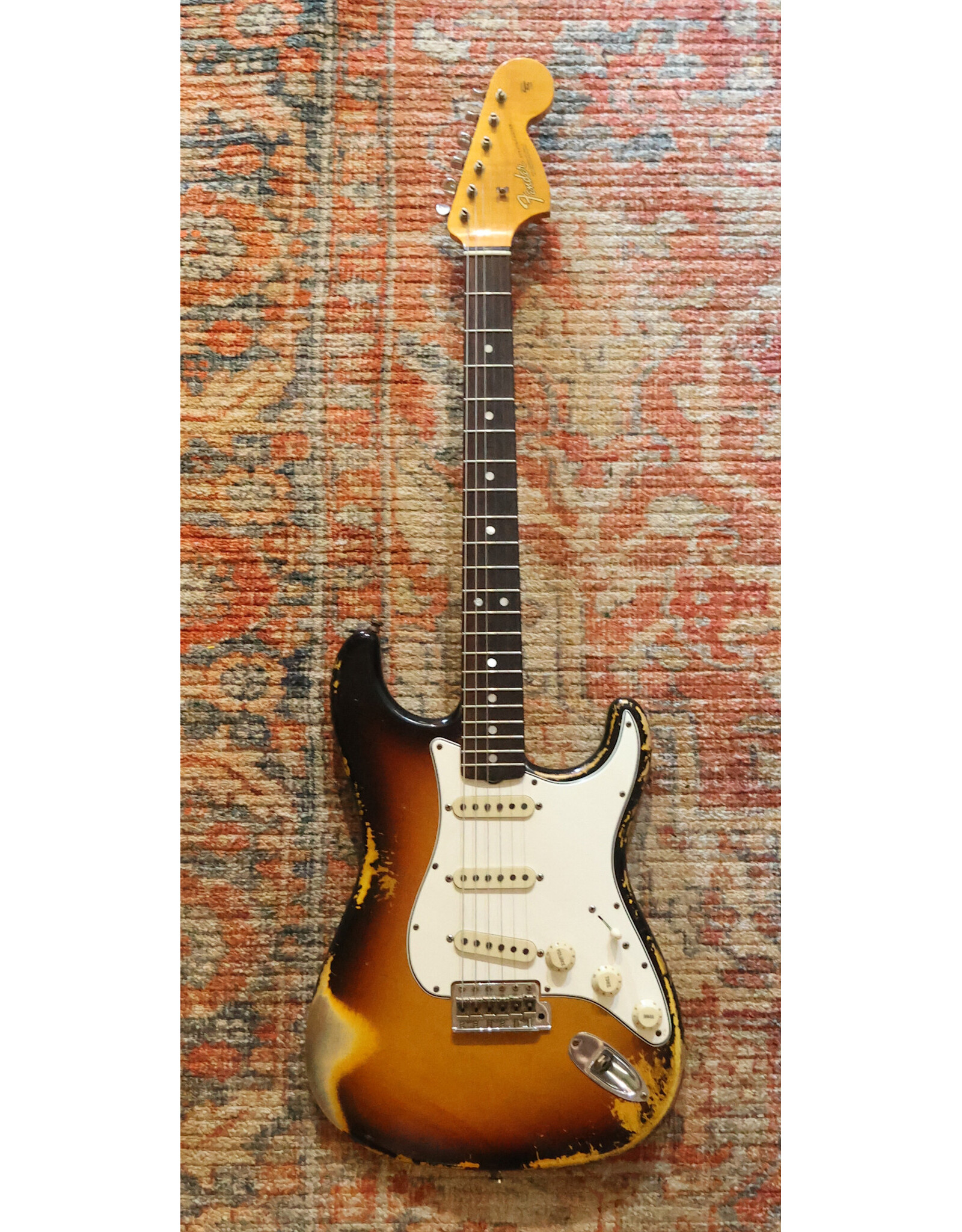 Fender Custom Shop Fender Custom Shop 1967 Stratocaster,  Heavy Relic, Faded 3-Color Sunburst w/ OHSC