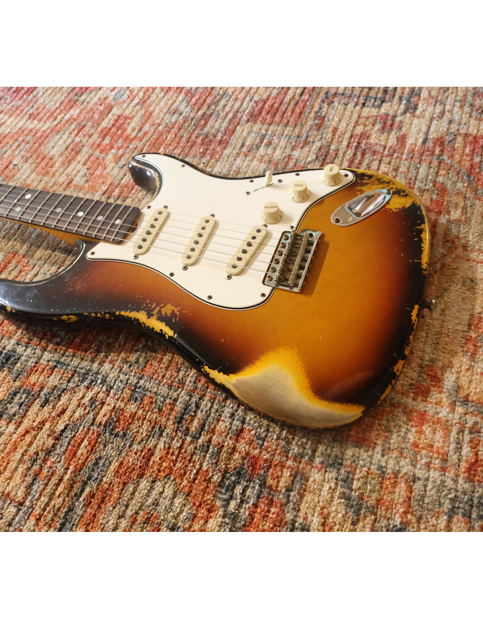 Fender Custom Shop Fender Custom Shop 1967 Stratocaster,  Heavy Relic, Faded 3-Color Sunburst w/ OHSC