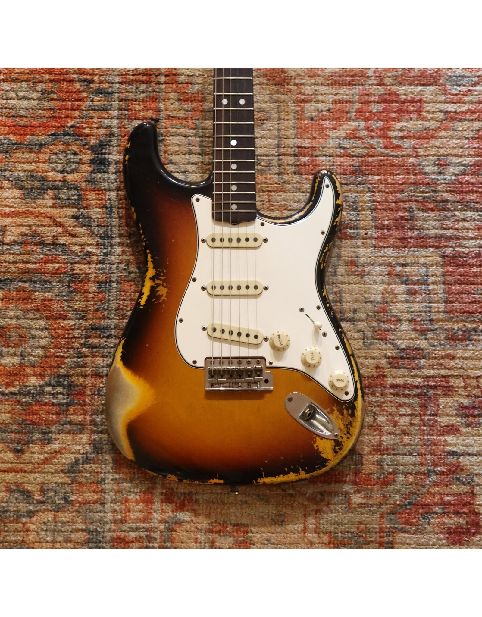 Fender Custom Shop Fender Custom Shop 1967 Stratocaster,  Heavy Relic, Faded 3-Color Sunburst w/ OHSC