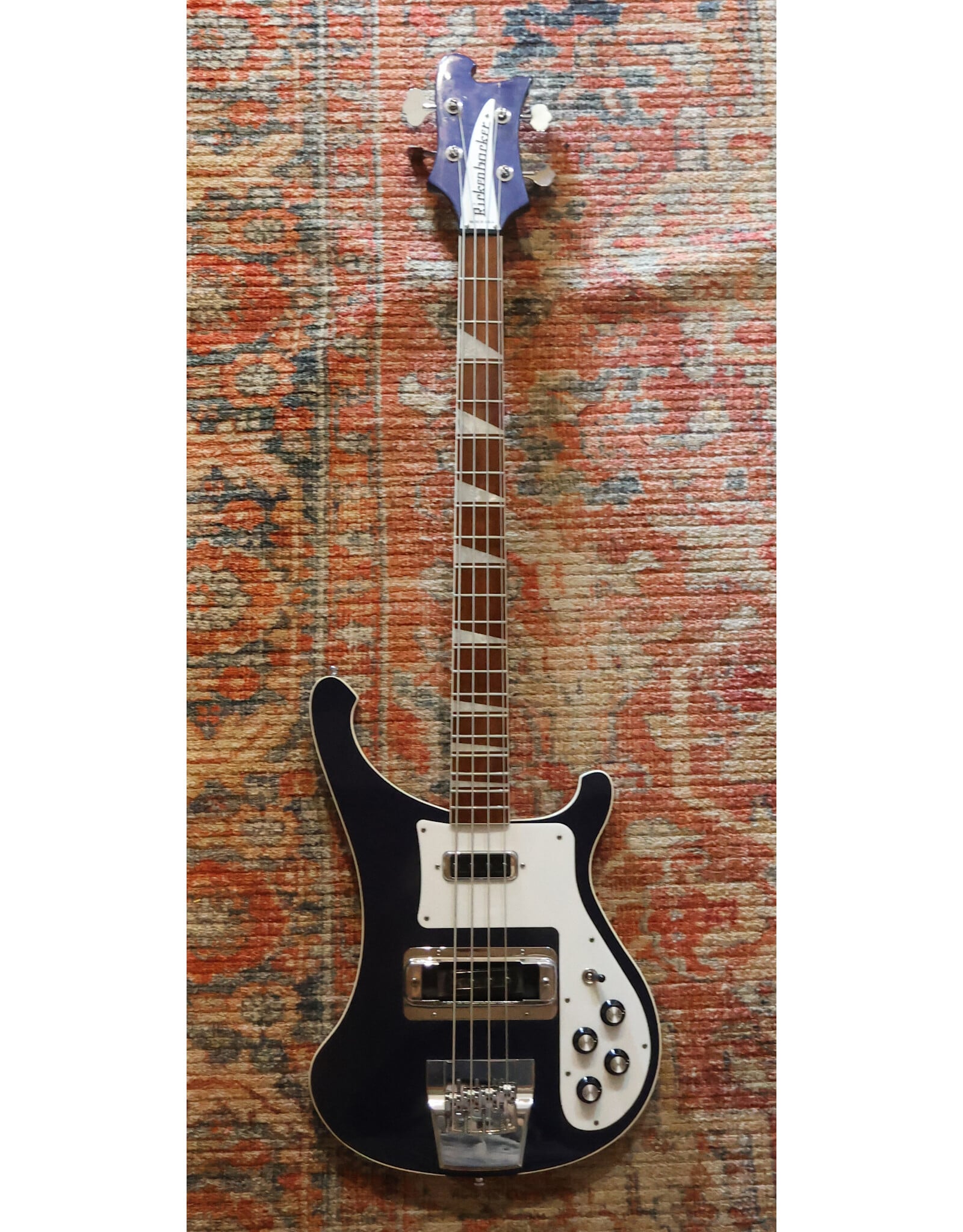 2017 Rickenbacker 4003 Bass, Midnight Blue w/ Hipshot Bridge and OHSC