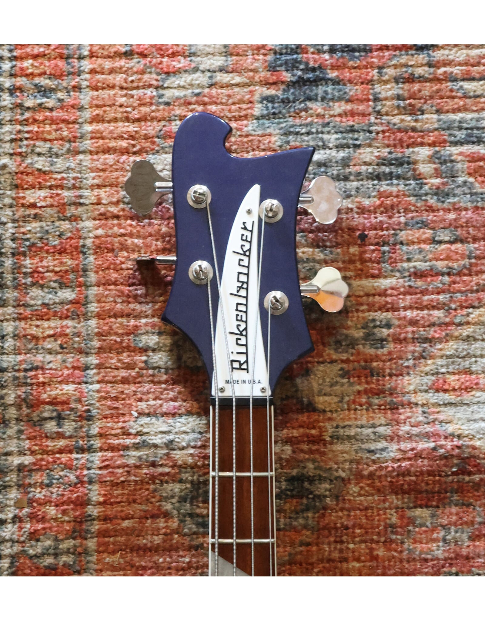 2017 Rickenbacker 4003 Bass, Midnight Blue w/ Hipshot Bridge and OHSC