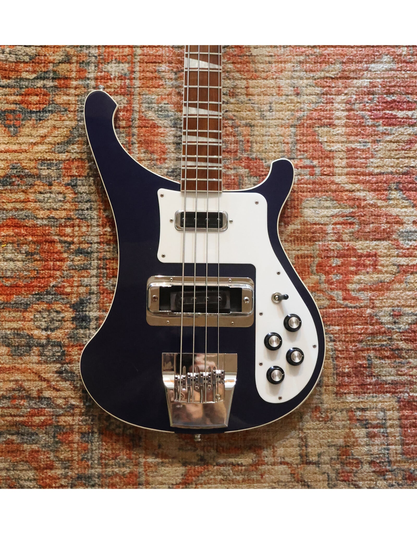 2017 Rickenbacker 4003 Bass, Midnight Blue w/ Hipshot Bridge and OHSC