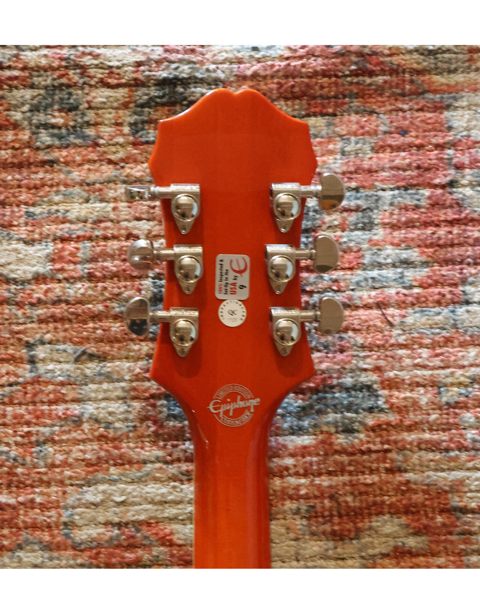Epiphone Emperor Swingster Hollow Body, Sunrise Orange w/ HSC, Used