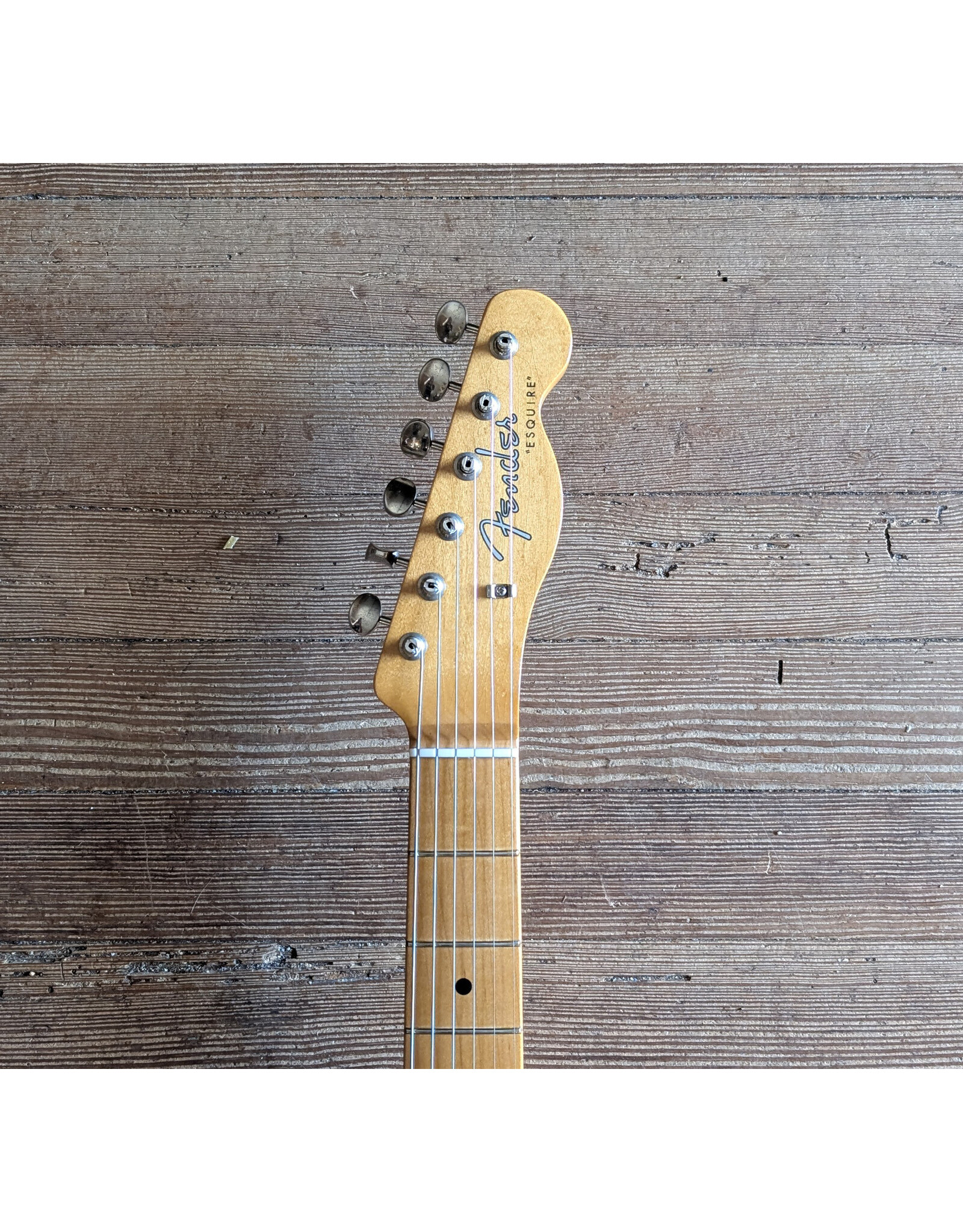Fender Fender Dealer Exclusive Vintera Road Worn '60s Double Esquire, Black w/ Deluxe Hard Shell Case