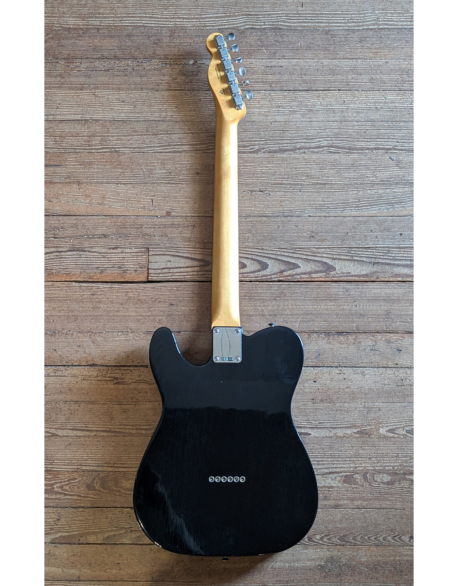 Fender Fender Dealer Exclusive Vintera Road Worn '60s Double Esquire, Black w/ Deluxe Hard Shell Case