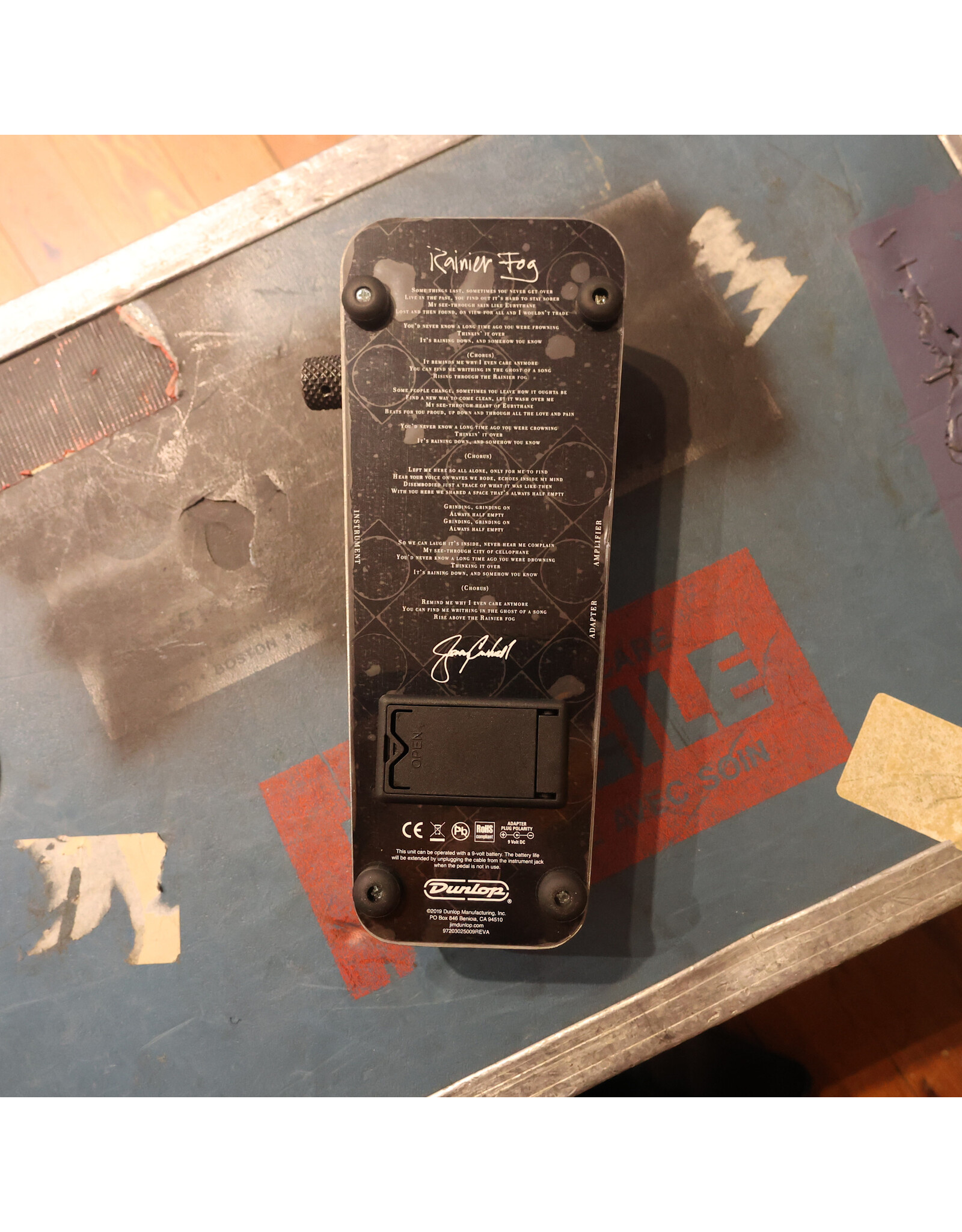 Dunlop Dunlop Jerry Cantrell Ranier Fog Wah w/ Box, Used