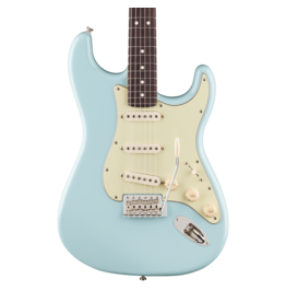 Fender Fender American Professional Classic Stratocaster with Fender Silent System, Daphne Blue w/ Deluxe Gig Bag