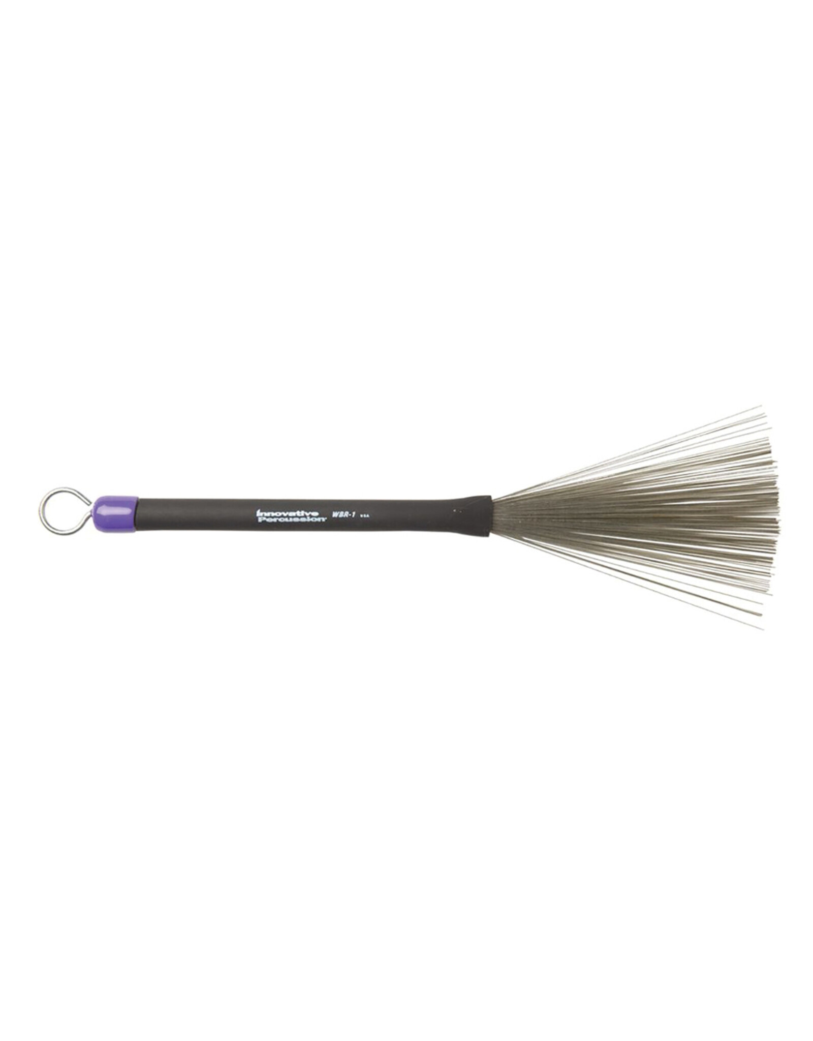 Innovative Percussion Retractable Wire Brush Medium 7-1/4″ Brush with Pull Rod