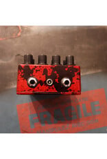 Does it Doom Does It Doom Baghdad High Gain Overdrive and Preamp Pedal, Black Splatter on Red, Used