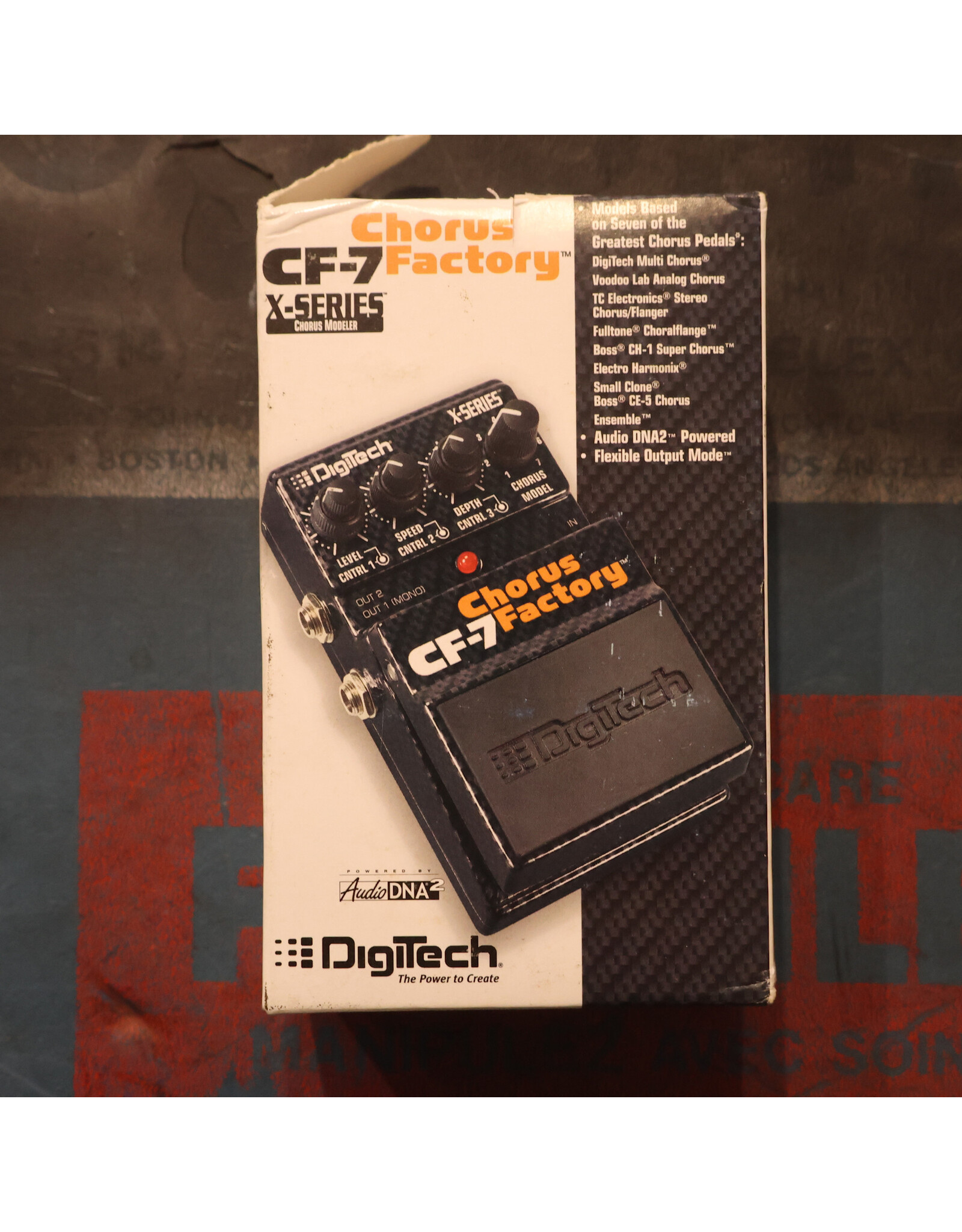 Digitech Digitech X-Series CF-7 Chorus Factory w/ Box, Used