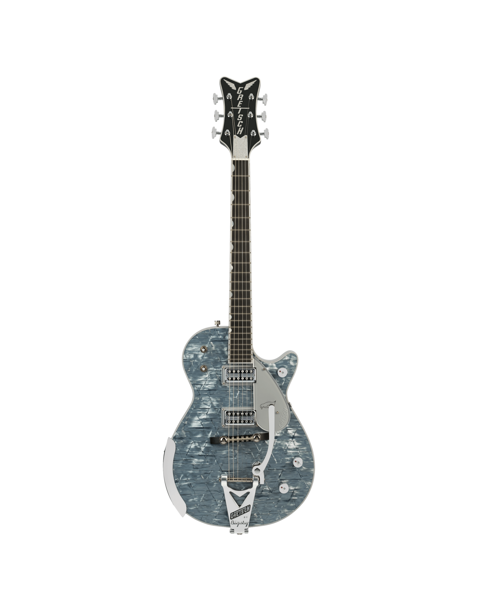 Gretsch Gretsch G6134T-58 Limited Edition Penguin with String-Thru Bigsby, Light Blue Pearl w/ HSC