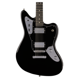 Fender Fender Limited Edition Player Fusion Jaguar Baritone, Ebony Fingerboard, Black w/ Deluxe Gig Bag