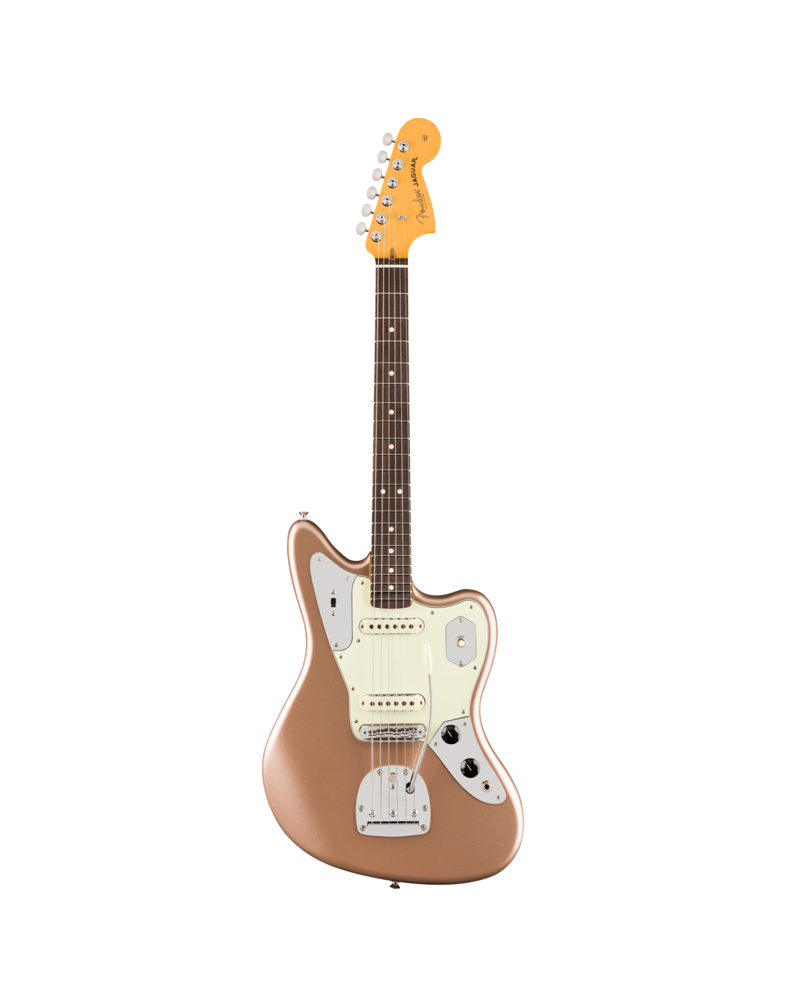Fender Fender American Professional Classic Jaguar, Faded Firemist Gold, Rosewood Fingerboard w/ Deluxe Gig Bag