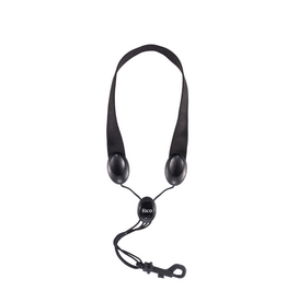 Rico Rico Fabric Sax Strap (Black) with Plastic Snap Hook