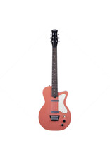 Silvertone 1303 Single Cut Electric Guitar with Lipstick Pickups, Coral