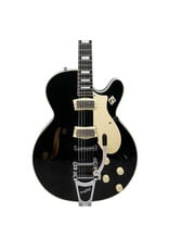 Silvertone 1446 Semi-Hollow Guitar with Bigsby, Gloss Black