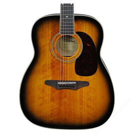 Silvertone 633E 'Sixties' Reissue Jumbo Acoustic with Fishman Clearwave Preamp, Vintage Sunburst