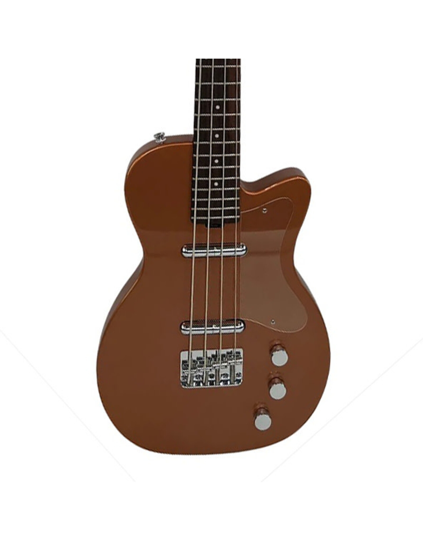 Silvertone 1444 Short Scale Bass with Lipstick Pickups, Copper Metallic