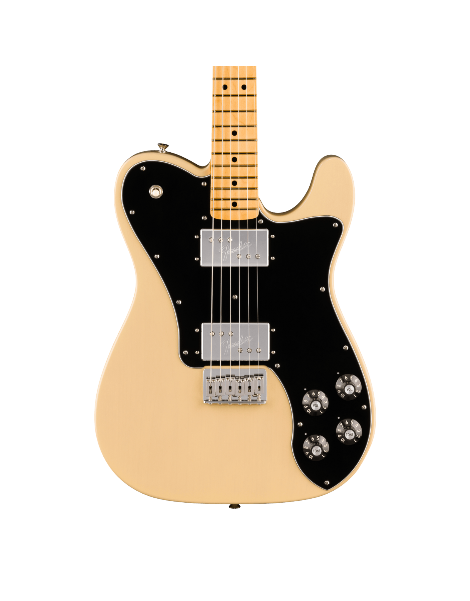 Fender Fender American Vintage II 1975 Telecaster Deluxe, Maple Fingerboard, Vintage Blonde w/ Vintage Style HSC