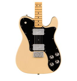 Fender Fender American Vintage II 1975 Telecaster Deluxe, Maple Fingerboard, Vintage Blonde w/ Vintage Style HSC