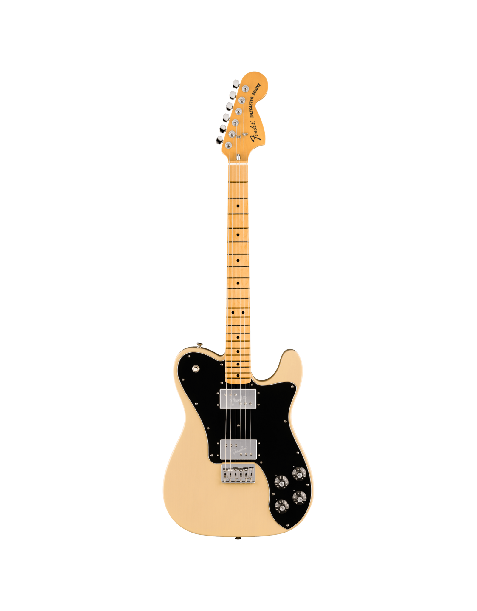 Fender Fender American Vintage II 1975 Telecaster Deluxe, Maple Fingerboard, Vintage Blonde w/ Vintage Style HSC