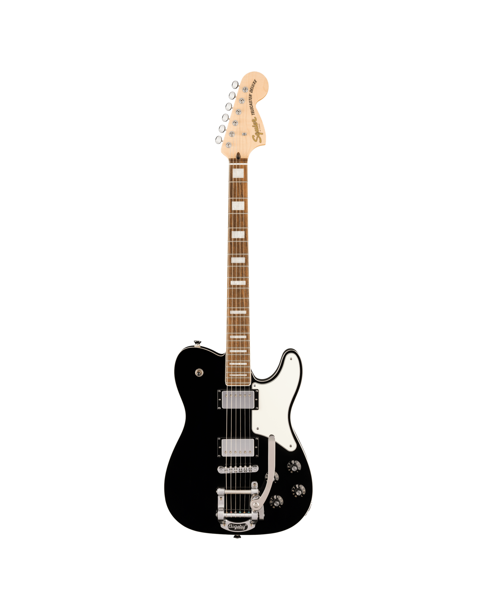 Squier Squier Paranormal Troublemaker Telecaster Deluxe Bigsby, Black