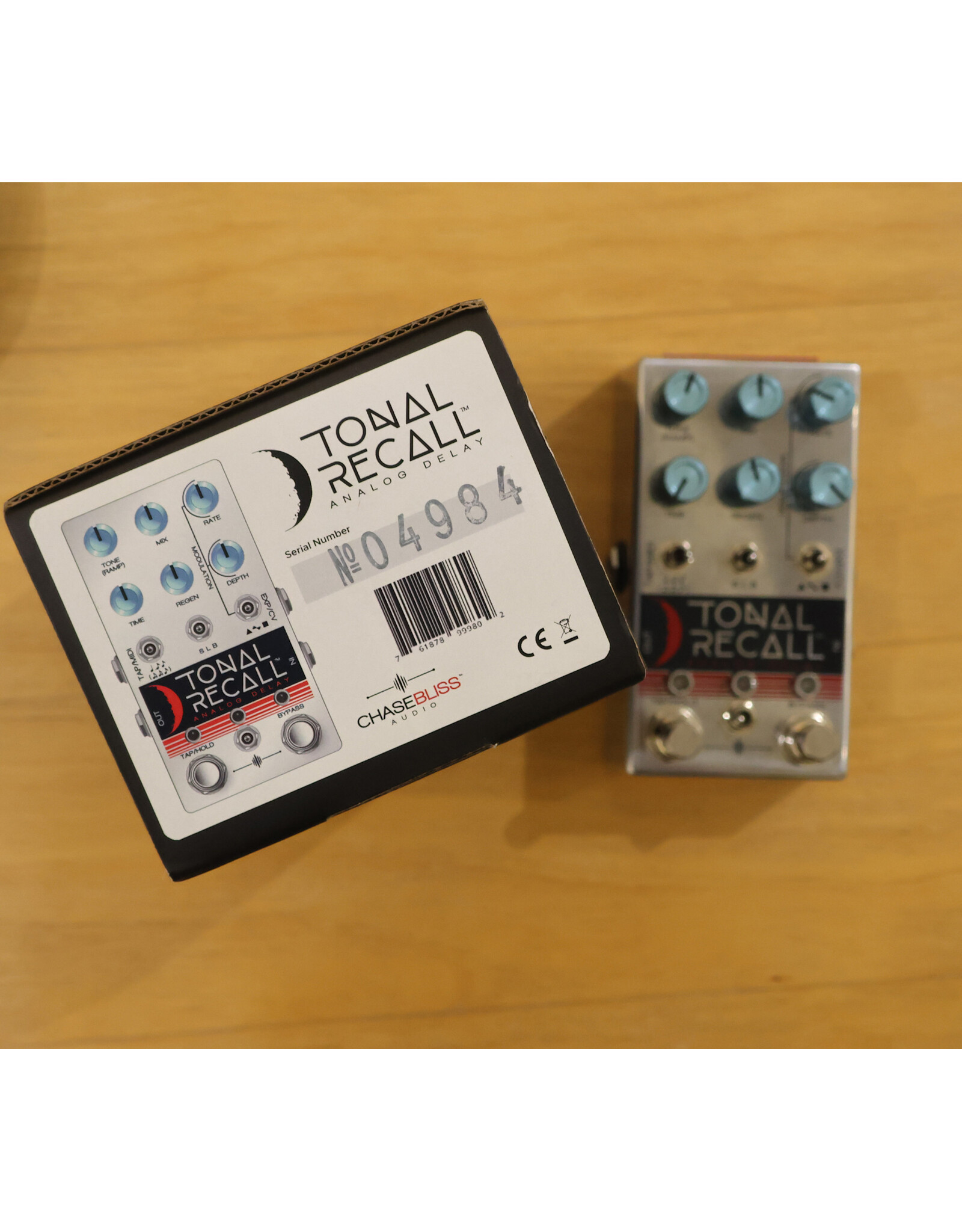 Chase Bliss Tonal Recall, Blue Knob Model w/ Box, Used