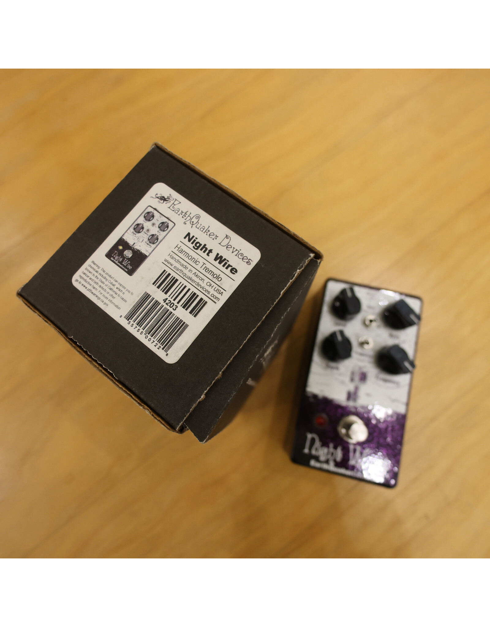 EarthQuaker Devices Earthquaker Devices Night Wire Harmonic Tremolo w/ Box, Used