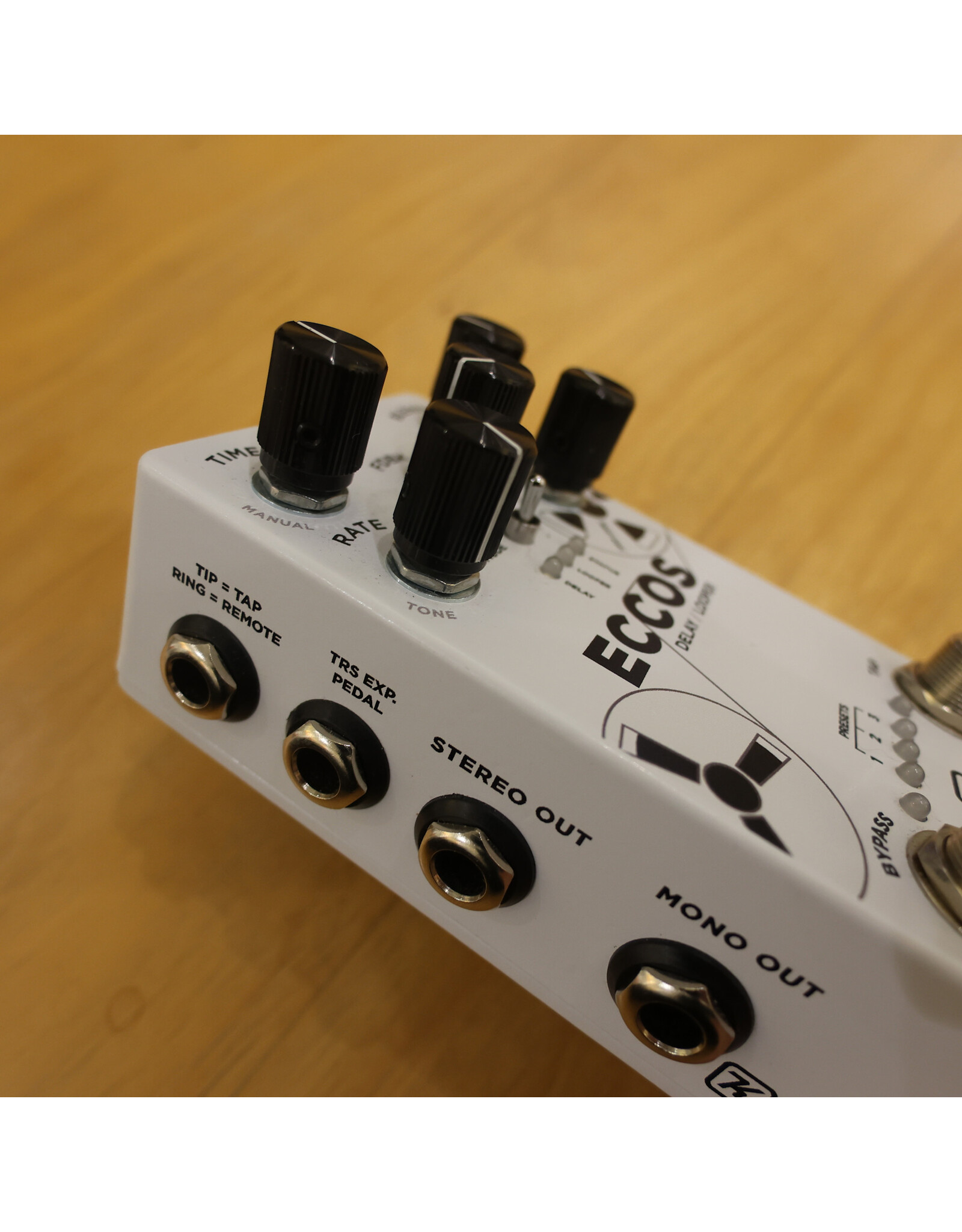 Keeley Eccos Delay and Looper, White w/ Box, Used