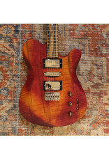 Daniel Fields Guitar Daniel Fields Guitar Dogwood Electric Guitar, Red Veneer/Rosewood w/ Case