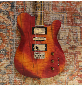 Daniel Fields Guitar Daniel Fields Guitar Dogwood Electric Guitar, Red Veneer/Rosewood w/ Case