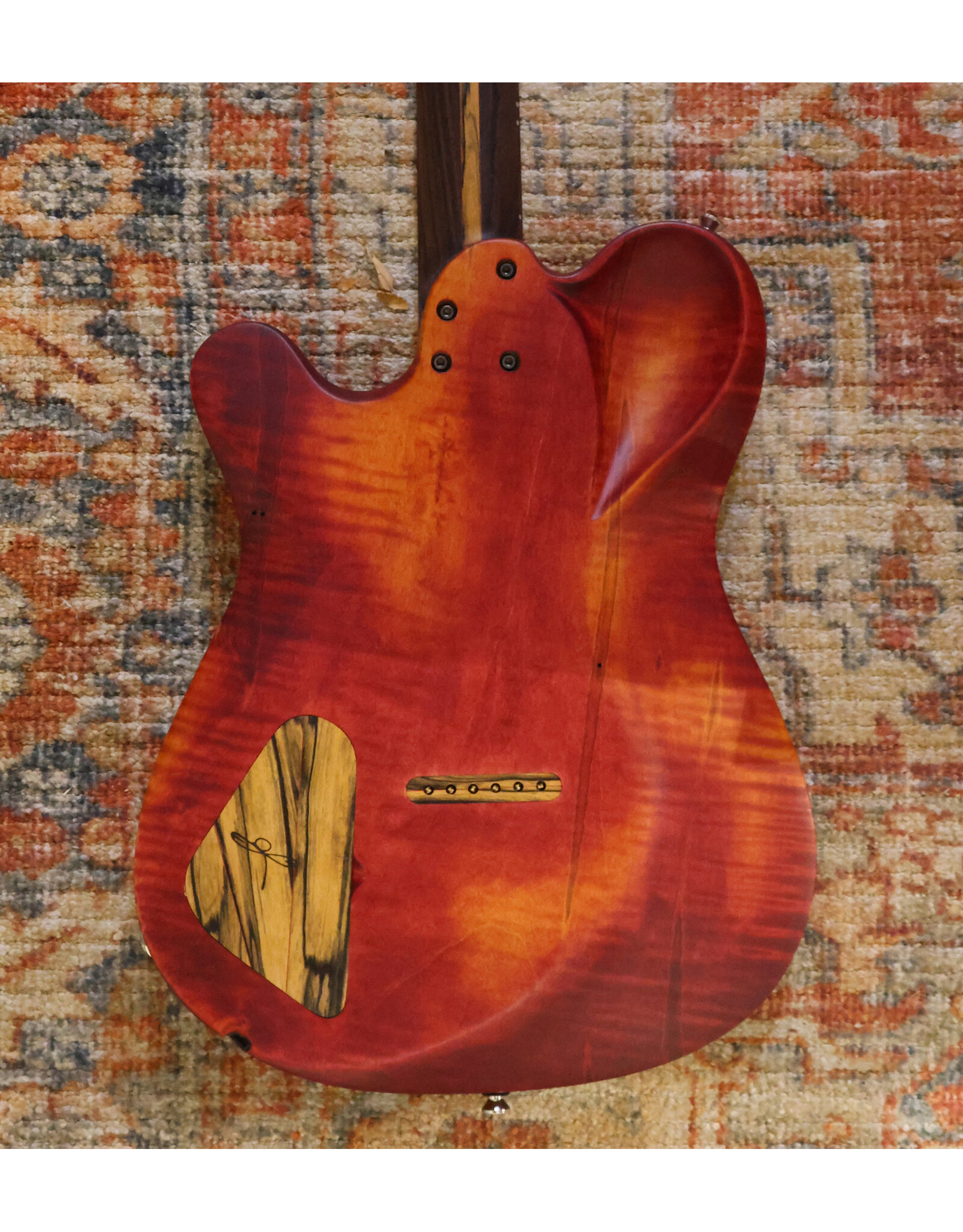 Daniel Fields Guitar Daniel Fields Guitar Dogwood Electric Guitar, Red Veneer/Rosewood w/ Case
