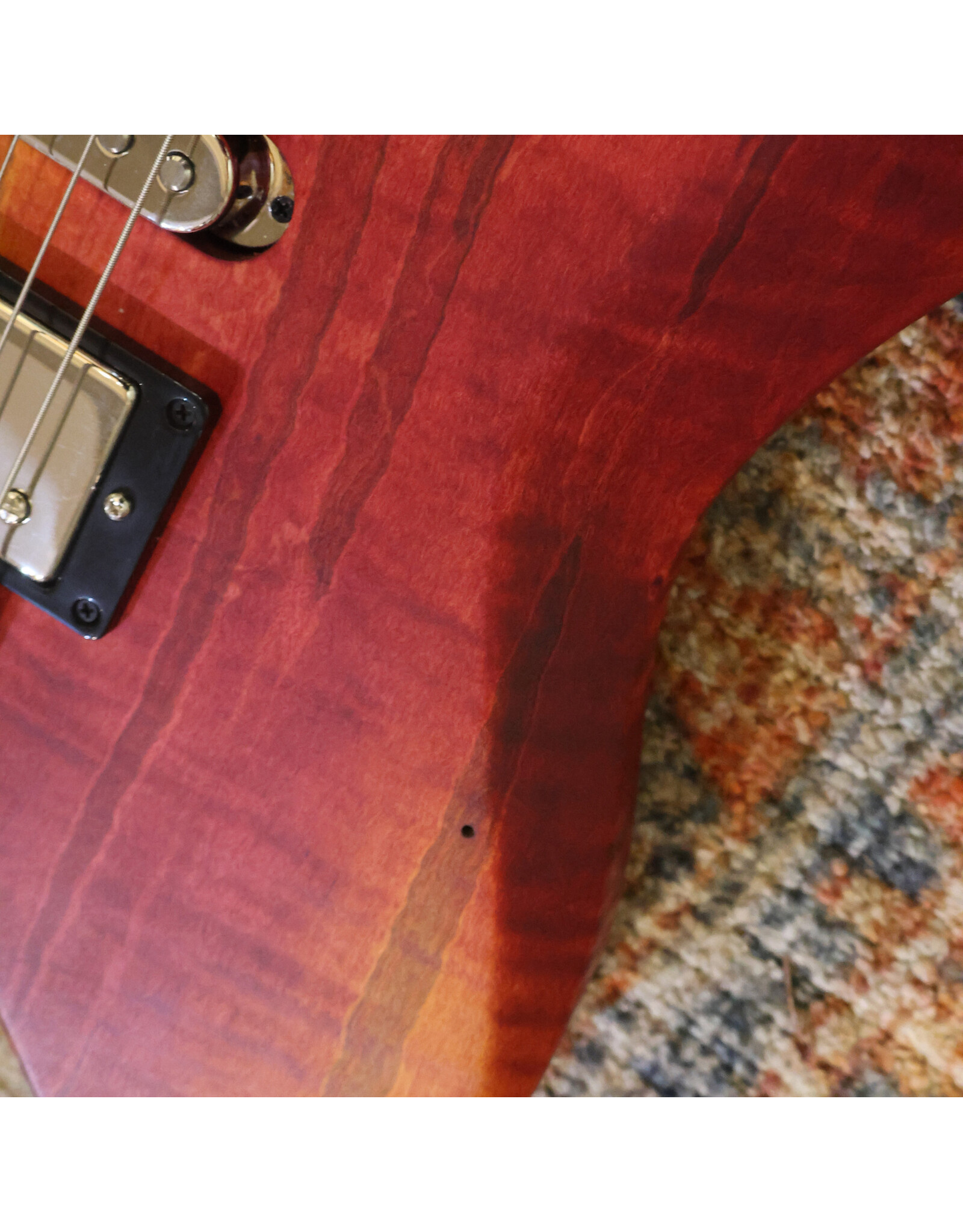 Daniel Fields Guitar Daniel Fields Guitar Dogwood Electric Guitar, Red Veneer/Rosewood w/ Case