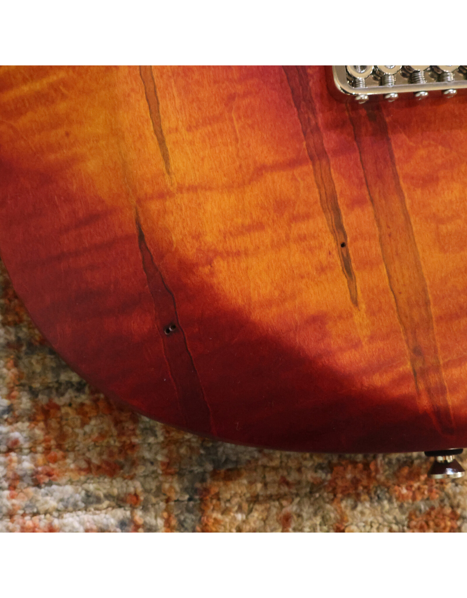 Daniel Fields Guitar Daniel Fields Guitar Dogwood Electric Guitar, Red Veneer/Rosewood w/ Case