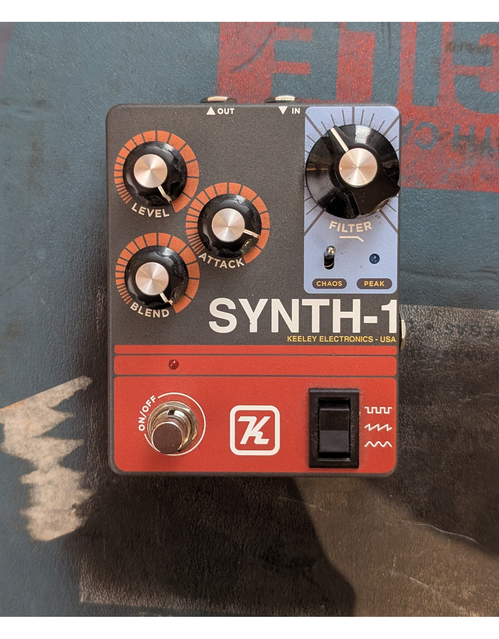 Keeley Synth-1 Reverse Attack Fuzz Wave Generator, Used