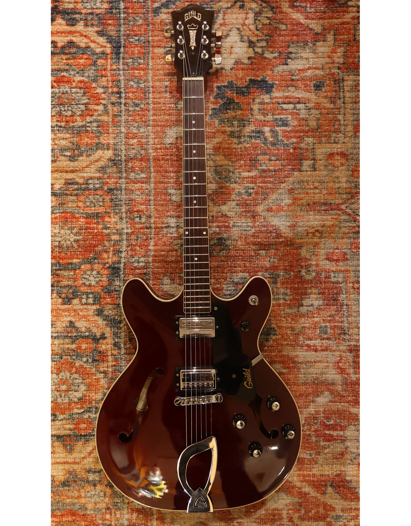 Guild 1972 Starfire IV, Cherry Red w/ OHSC, Used