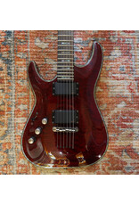 Schecter Hellraiser C-1 Left Handed, Black Cherry w/ Gig Bag, Used