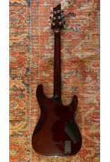 Schecter Hellraiser C-1 Left Handed, Black Cherry w/ Gig Bag, Used