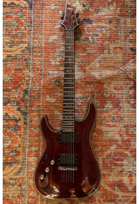 Schecter Hellraiser C-1 Left Handed, Black Cherry w/ Gig Bag, Used