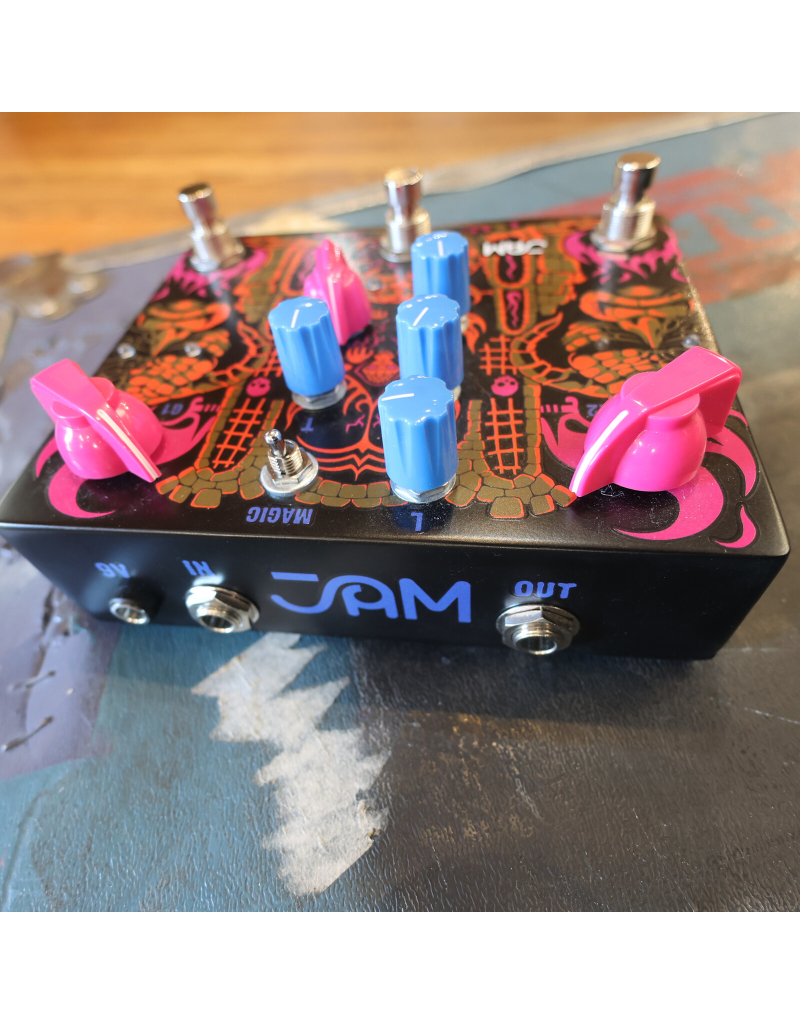 JAM Pedals Jam Pedals Tiny Amp Destroyer, Boost/OD/Distortion w/ Box, Used