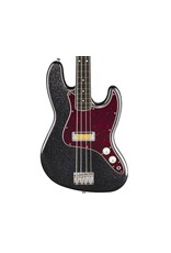 Fender Fender Limited Gold Foil Jazz Bass, Ebony Fretboard, Black Sparkle w/ Gig Bag