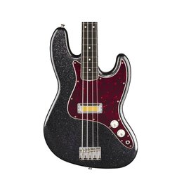 Fender Fender Limited Gold Foil Jazz Bass, Ebony Fretboard, Black Sparkle w/ Gig Bag