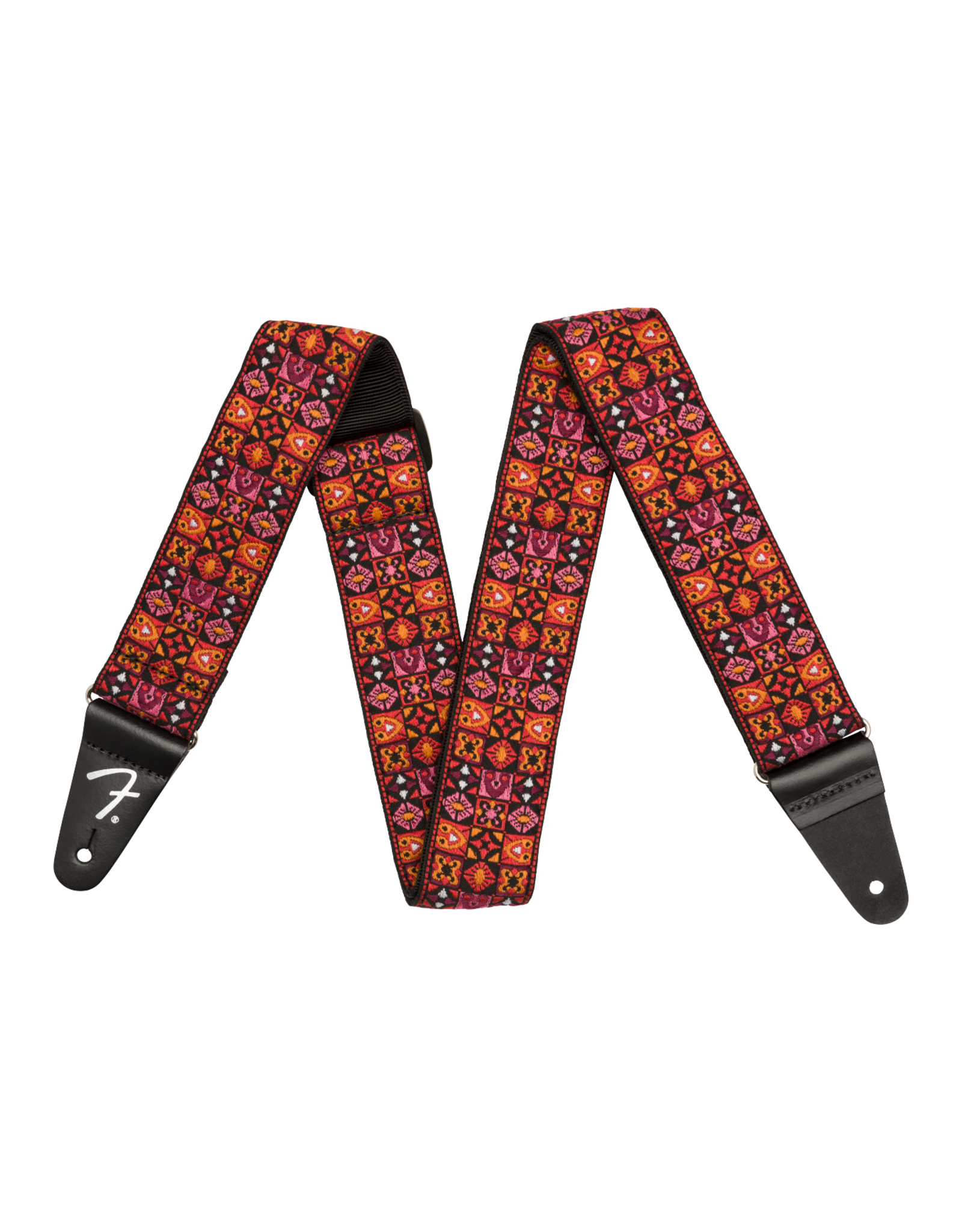 Fender Fender Festival Strap, Red Mosaic, 2"