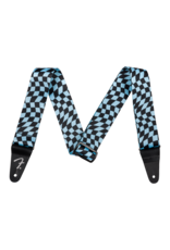 Fender Fender Wavy Checkerboard Polyester Strap, Blue