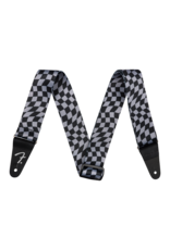 Fender Fender Wavy Checkerboard Polyester Strap, Gray