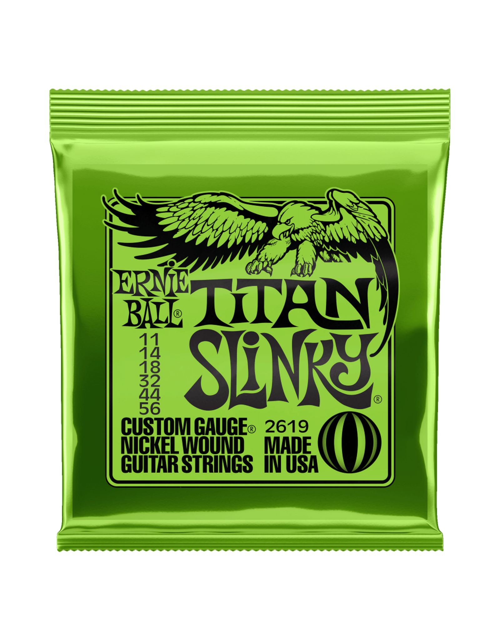 Ernie Ball Ernie Ball Titan Slinky Nickel Wound Electric Guitar Strings 11-56 Gauge