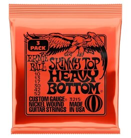 Ernie Ball Ernie Ball Skinny Top Heavy Bottom Slinky Nickel Wound Electric Guitar Strings 10-52 Gauge - 3 Pack