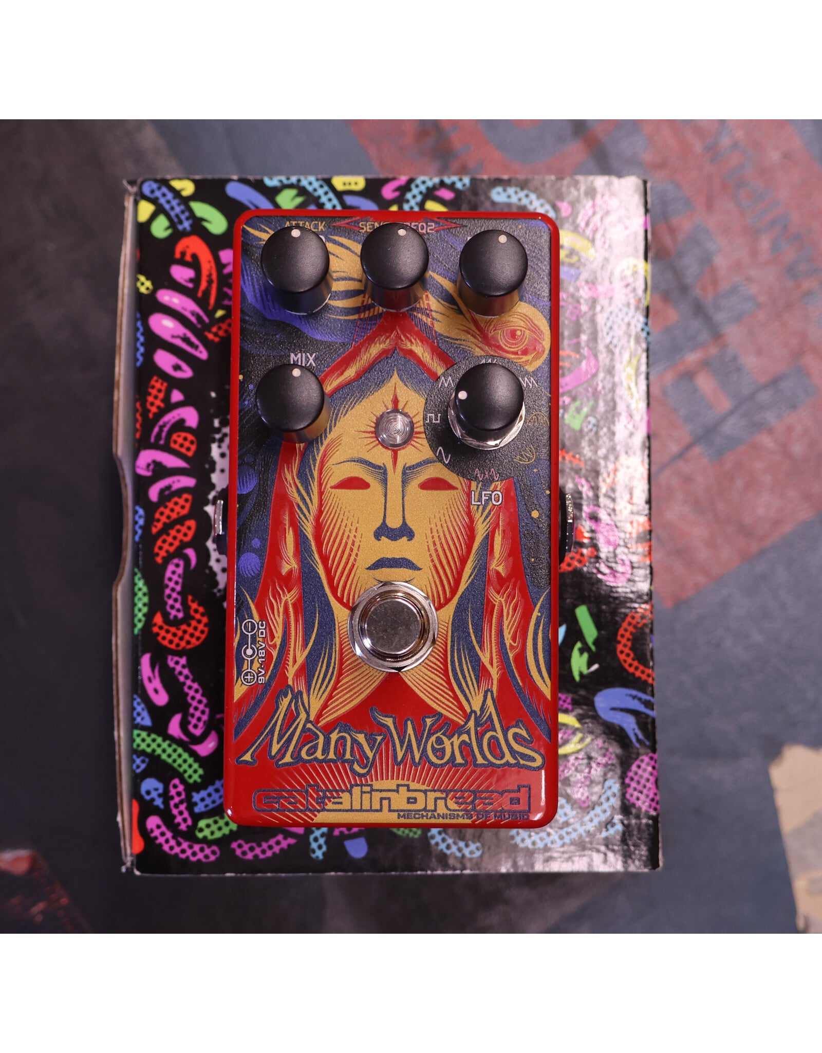 Catalinbread Many Worlds Phaser, Red W/ Box, Used