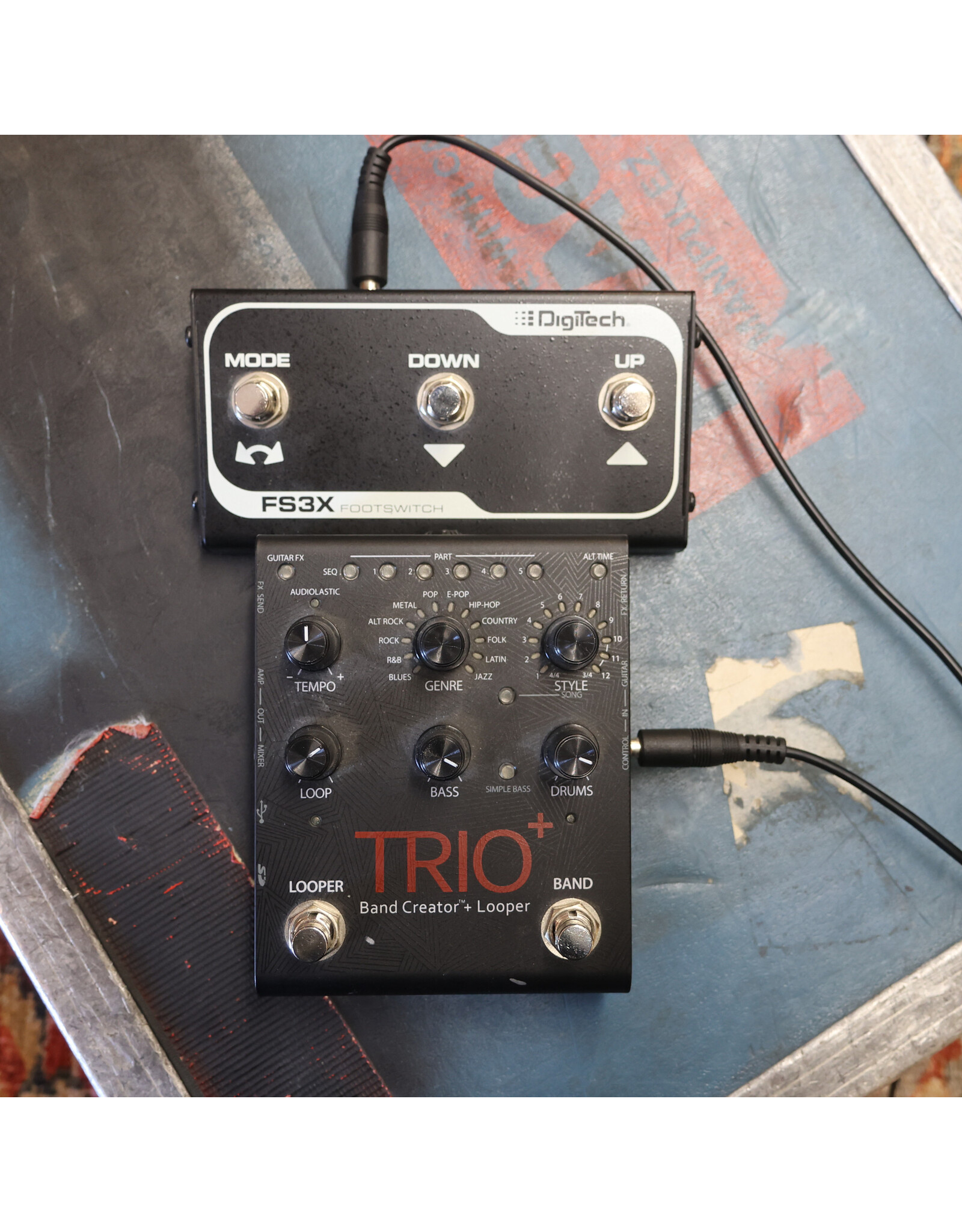 Digitech Digitech Trio + Band Creator and Looper w/ FS3X Footswitch, Used