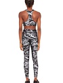 Foil Over Printed Tall Band Legging